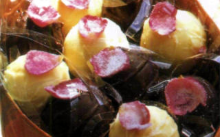 Шоколадные шарики из роз по шведски